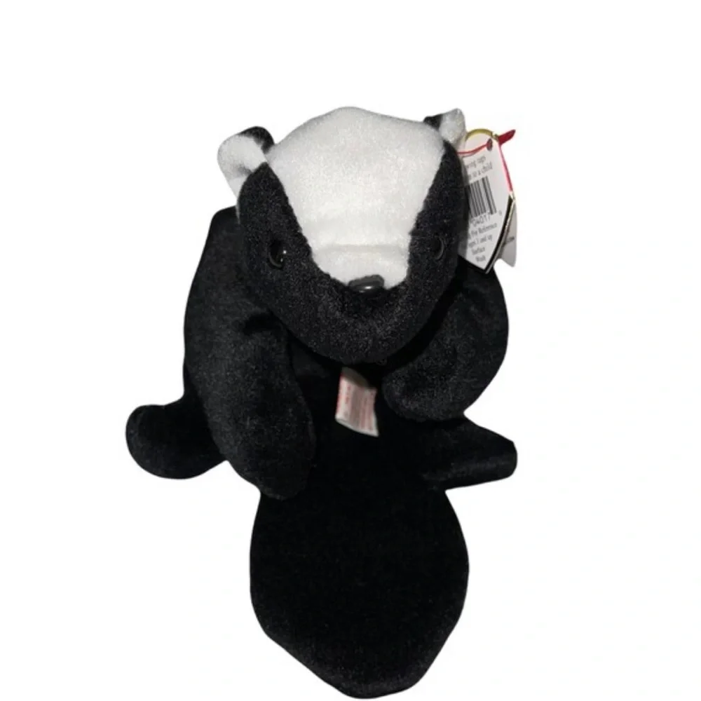 STINKY | Vtg Ty Original Beanie Baby 1995 Stinky the Skunk - Picture 1 of 9